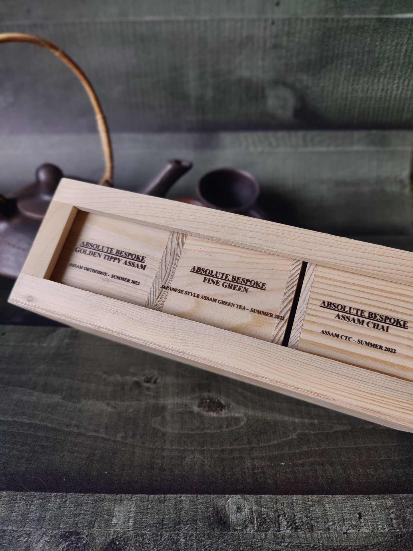Absolute Bespoke - Tea in Wooden Boxes
